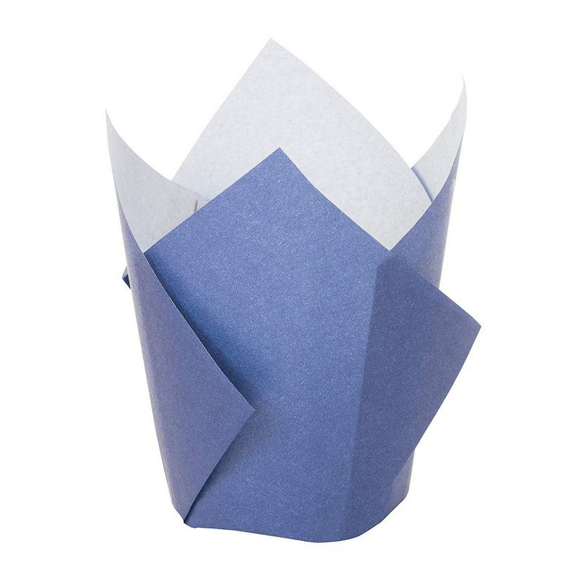 Navy Blue Mini Cupcake Liners  Navy Midi Baking Cups, Greaseproof Wrappers  Bulk - Sweets & Treats™