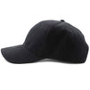 Juvale Plain Baseball Caps (Adult Size, Black, 24-Pack)