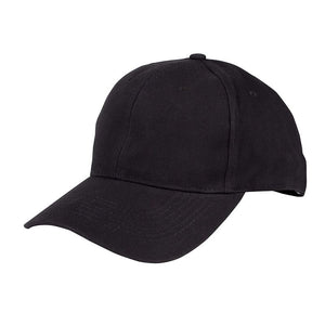 Juvale Plain Baseball Caps (Adult Size, Black, 24-Pack)