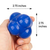 Rubber Reaction Bounce Balls for Coordination, Agility, Speed, Reflex Training (2 Pack)