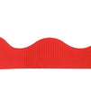 Scalloped Bulletin Board Strips, Classroom Decorations, 50-Feet Roll (2 Inches, Red, 2-Pack)