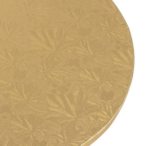 Round Cake Boards for Baking (12 In, Gold, 3 Pack)