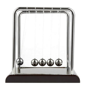 Juvale Newton's Cradle - Demonstrate Newton's Laws with Swinging Balls - Office Desk Decoration, 7 x 7.1 x 5.9 Inches