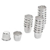 Juvale Thimbles for Sewing, Stainless Steel (100 Pack)