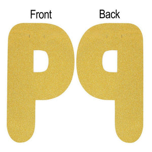 Happy Birthday String Banner, Party Supplies (Gold, 10.25 In x 10.5 ft)