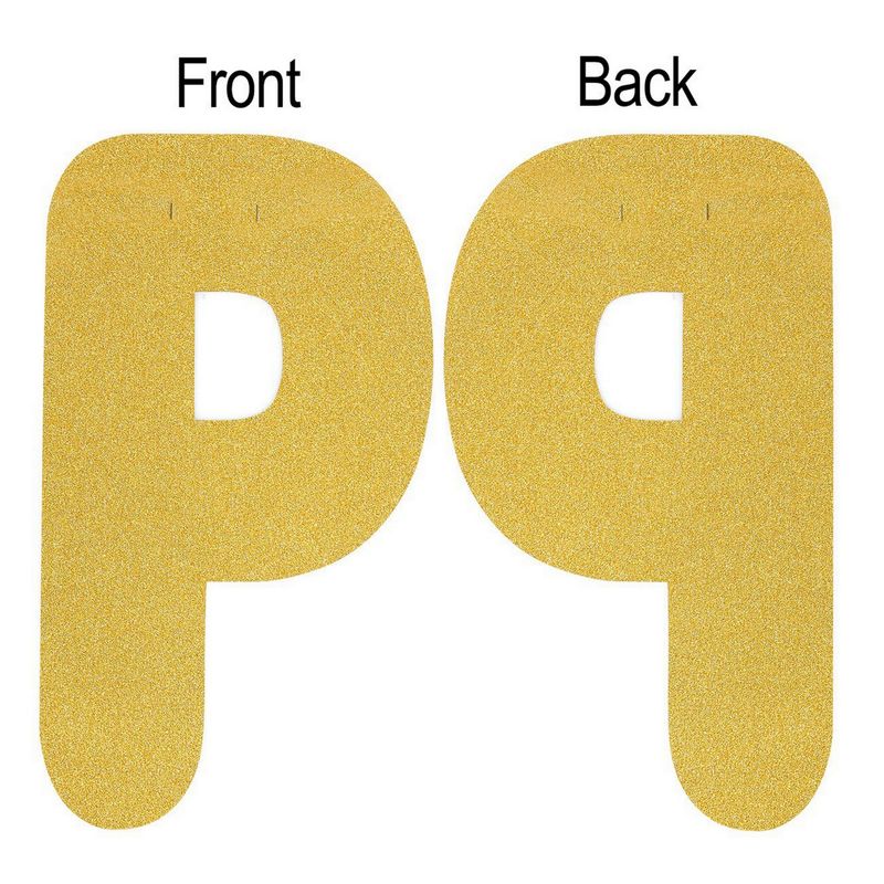 Happy Birthday String Banner, Party Supplies (Gold, 10.25 In x 10.5 ft)