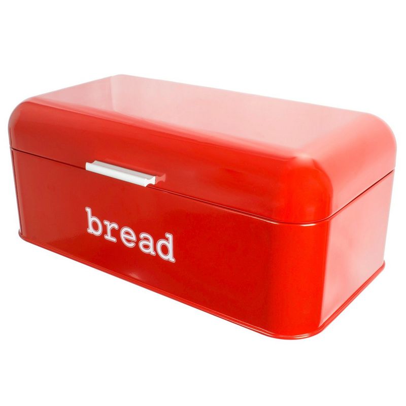Juvale Plastic Bread Box Container with Lid and Handle, Storage