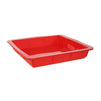 4 Piece Nonstick Silicone Bakeware Set Baking Shaping Kits with Round, Square and Rectangular Cake Shaping Kit Pan, Red