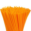 Juvale 300-Pack Plastic Orange Disposable Party Drinking Straws, Extra Long Size, 10 Inches