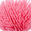 Juvale 300-Pack Plastic Pink Disposable Party Drinking Straws for Baby Showers & Birthdays, Extra Long Size, 10 Inches