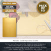 Cardstock Paper for Card Making, Metallic Gold (8.5 x 11 In, 48 Sheets)