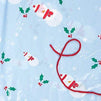 Snowman Christmas Tree Jumbo Gift Sacks for Large Gifts (Light Blue, 3 x 4 Ft, 6 Pack)