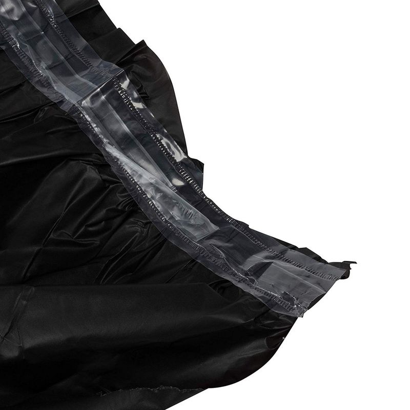 Disposable Table Skirts – 6-Pack Ruffled Plastic Table Skirts – Perfect for Weddings, Engagement Parties, Birthdays, Business Events, Baby Showers, Black, Suitable for Tables Up To 8 Feet Long