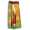 Merry Christmas Shower Curtain Set with 12 Hooks, (70 x 71 Inches)