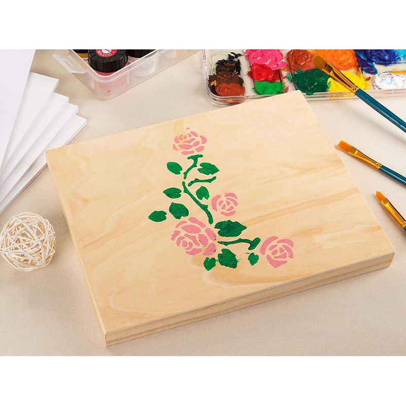 6pc 8x8'' Cradled Wood Panels Canvas Boards for Painting DIY Art Craft  Wooden