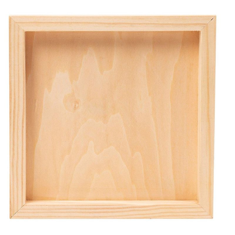 Juvale Wood Canvas, Panel Boards for Painting (8 x 8 in, 6-Pack)