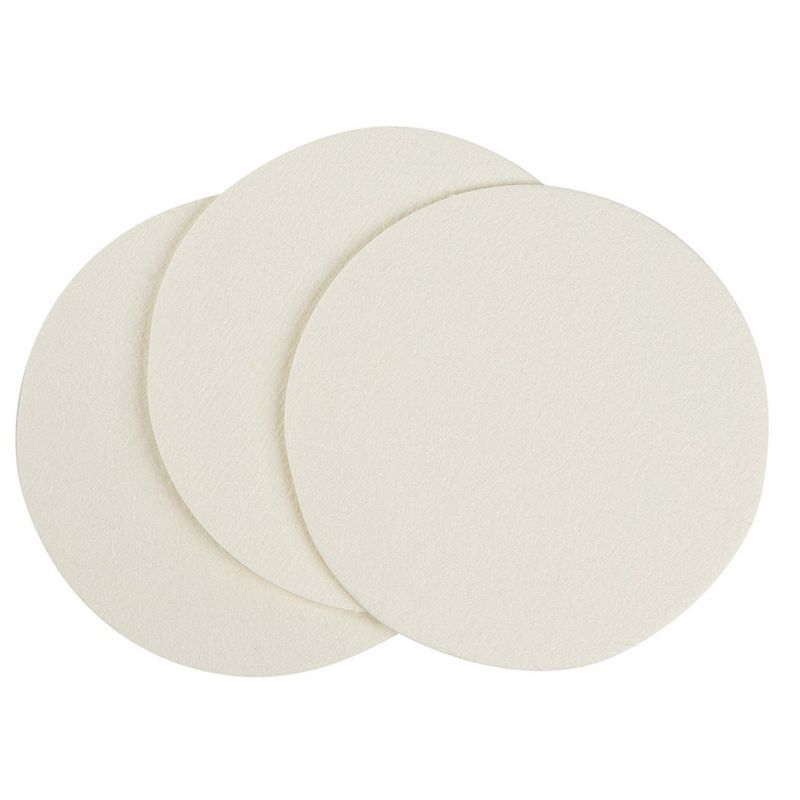 Cardboard Coasters - 150-Pack Disposable Heavyweight Coasters, Round Paper Coasters, Plain Blank Design, Fits Most Drinking Glasses, Ideal for Wedding, Parties, Catering, Bar, DIY Crafts, 4 Inches