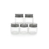 Mini Mason Jars with Lids, Glass Jar Set (1.7 oz, 5 Pack)