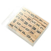 Alphabet Rubber Stamps, Letters and Symbols Set for Cards, DIY Crafts (30 Piece)