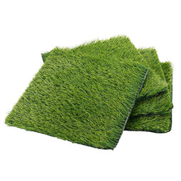 Synthetic Turf Tiles, Artificial Grass for Dogs, Patio, Balcony (12 In, 4 Pack)