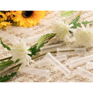 Juvale Flower Vial Tubes for Floral Arrangements (Clear, 0.6 x 0.6 x 2.8 in, 100 Pack)