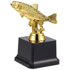 Juvale Fishing Trophy - Gold Award Trophy for Fishing Tournaments, Competitions, Parties, 3 x 5 x 3 Inches