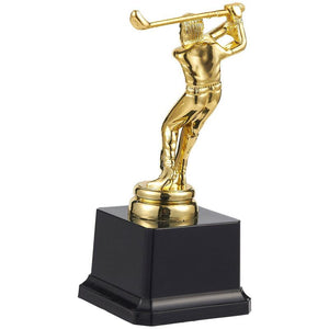 Juvale Golf Trophy - Gold Award Trophy for Golf Tournaments, Competitions, Parties, 3 x 7 x 3 Inches