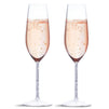 Juvale 2 Piece Set Wedding Champagne Toasting Flutes - Engraved Mr. and Mrs. Glasses