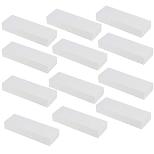 Foam Rectangle Blocks for Crafts (12 x 4 x 2 In, 12 Pack)