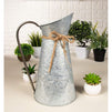 Juvale Rustic Galvanized Vase with Handle, Watering Can (12 Inches)