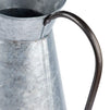 Juvale Rustic Galvanized Vase with Handle, Watering Can (12 Inches)