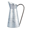 Juvale Rustic Galvanized Vase with Handle, Watering Can (12 Inches)