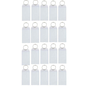 Cruise Luggage E-Tag Holders, Seal and Steel Loops (20 Pack)