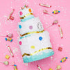 Juvale Small Birthday Cake Pinata, Party Supplies, 7 x 12 Inches
