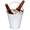 Juvale 3-Pack Galvanized Metal Ice Bucket Pails for Beer, Drinks, and Party Decorations, 7 Inches