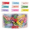 Juvale Mini Wooden Clothespins for Crafts (1 x 0.25 in, 300-Pack)