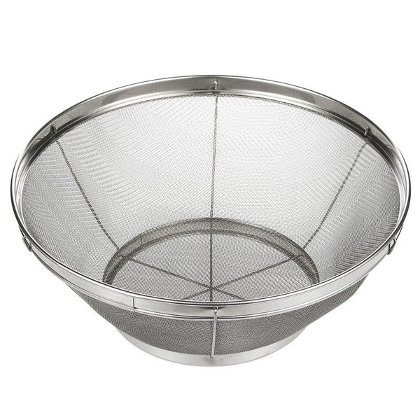 Stainless Steel Colander/Mesh Colander Strainer Basket - For Kitchen Straining, Draining, Salad, Spaghetti and Noodles - 10.25 x 4 Inches