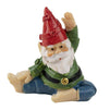 Mini Garden Gnome Statue Set in Funny Yoga Poses, Home Decor (2 in, 4 Pieces)