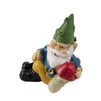 Mini Garden Gnome Statue Set in Funny Yoga Poses, Home Decor (2 in, 4 Pieces)