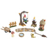 Juvale Mini Fairy Garden Gnome Village, Garden Decorations (10 Piece Set)