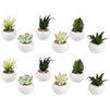 Juvale Mini Artificial Succulent Plants (12 Pack)
