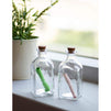 Juvale Clear Glass Bottles with Cork Lids (12 Pack)