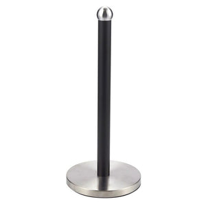 Juvale Paper Towel Holder, Stainless Steel Kitchen Accessories (Black, 14.3 in)