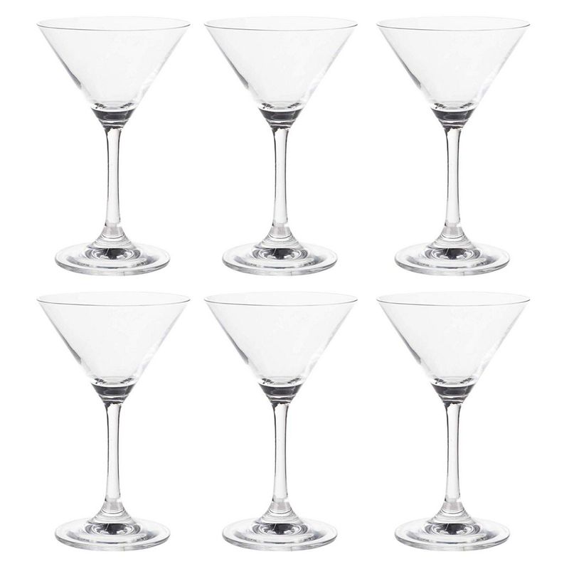 Cocktail Glasses Set, Classic 5 Ounce Martini Glass (6 Pack)