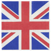 100-Pack Decorative Napkins - Disposable Paper Party Napkins with UK Flag Design - Perfect for Birthday Parties, Celebrations and Special Occasions, 13 x 13 Inches