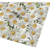 White Daisy Paper Napkins for Baby Shower, Wedding, and Birthday Party (6.5 x 6.5 In, 100 Pack)