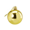 Christmas Tree Ornament Set, Shiny, Matte, and Glitter Finishes (Gold, 1.5 In, 48 Pack)