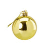 Gold Christmas Tree Ornament Balls, Shiny, Matte, and Glitter Ornaments Set (2.3 In, 36 Pack)