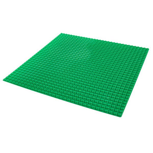 Juvale Stackable Baseplate - 2-Pack 10 x 10 Flat Base Plates for Building Bricks and Construction Toys, Classic Green Color, Compatible with Major Brands, 32 x 32 Studs