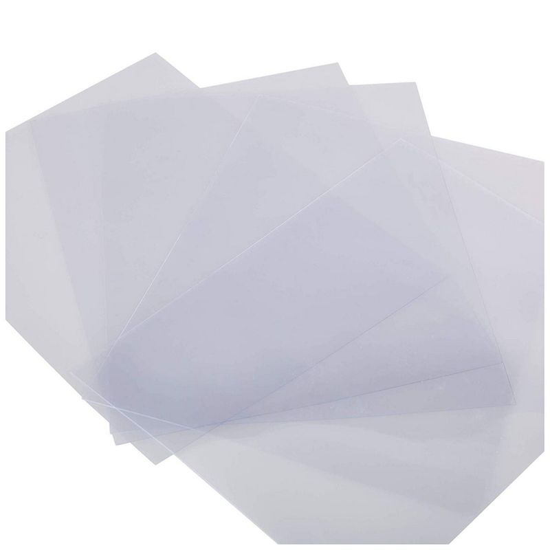 Juvale 100 Pack Clear PVC Binding Presentation Cover for Report, 10-Mil, 8.5 x 11